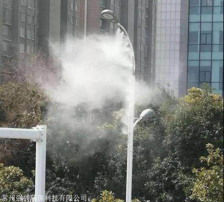 路燈桿噴霧除塵降塵設備安裝