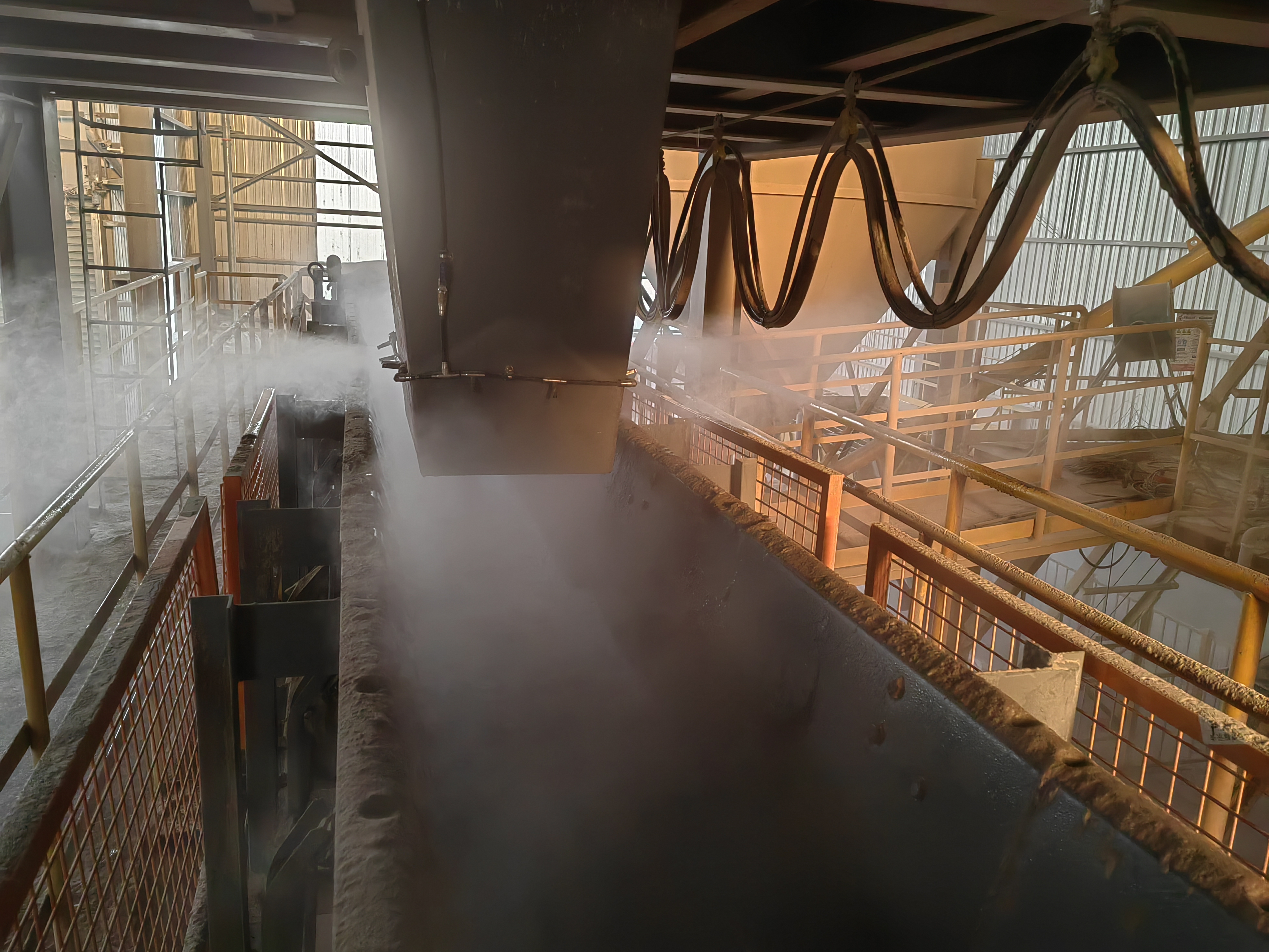 上海建筑垃圾下料口高壓噴霧源頭抑塵-強興環保